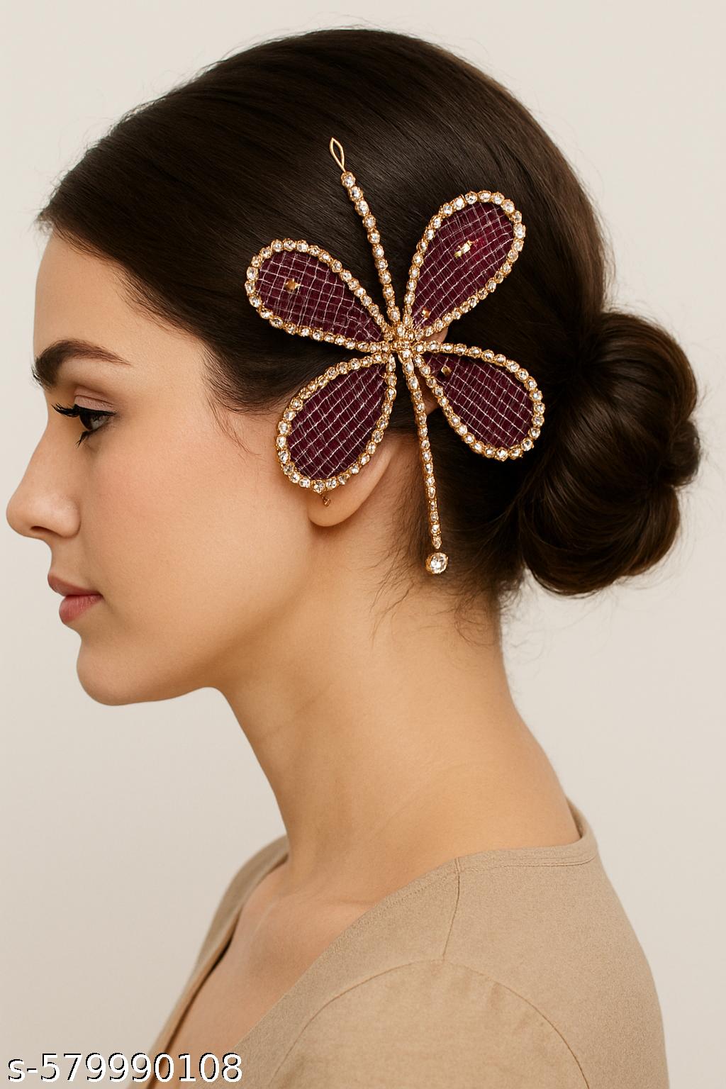 Butterfly Design Hair Brooch