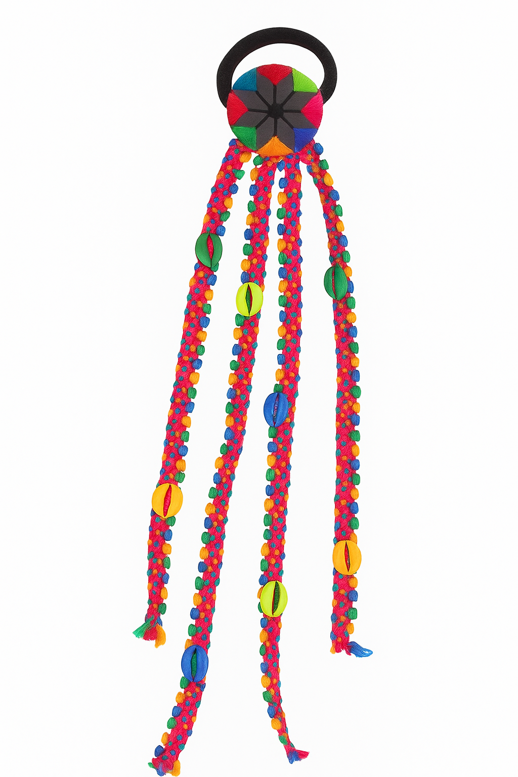 Multicolor Beaded Braided Hair Band