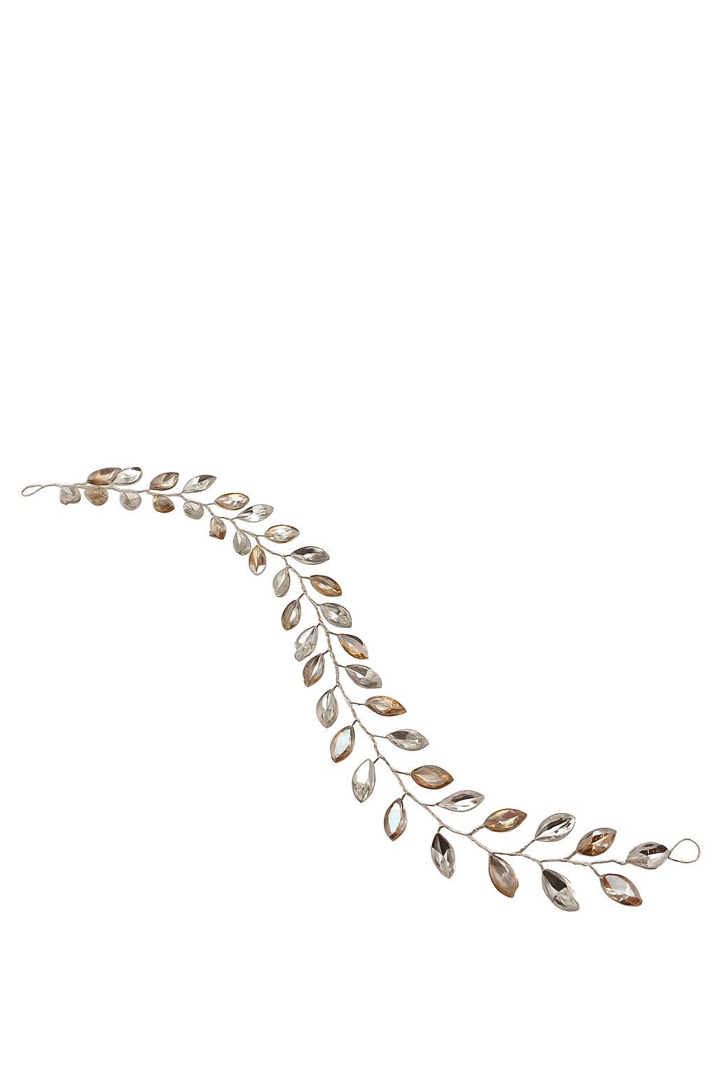 Gold & Silver Leaf Vine Hair Accessory