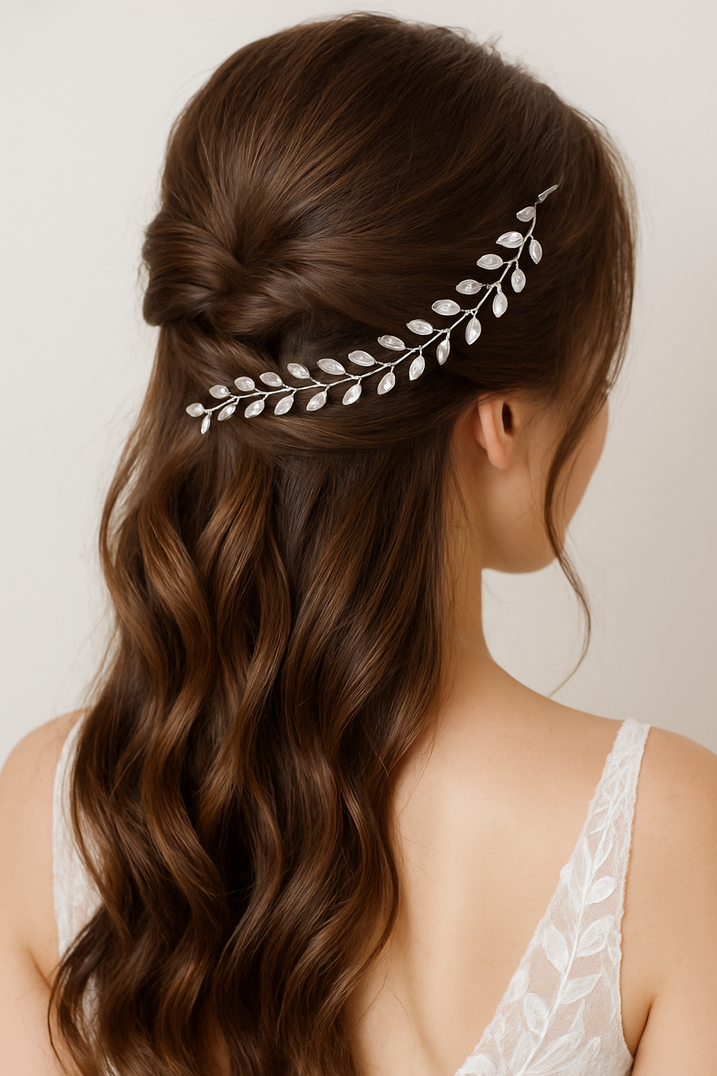 Gold & Silver Leaf Vine Hair Accessory