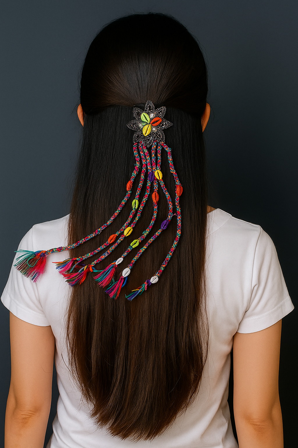 Hair Braids with Rubber Bands