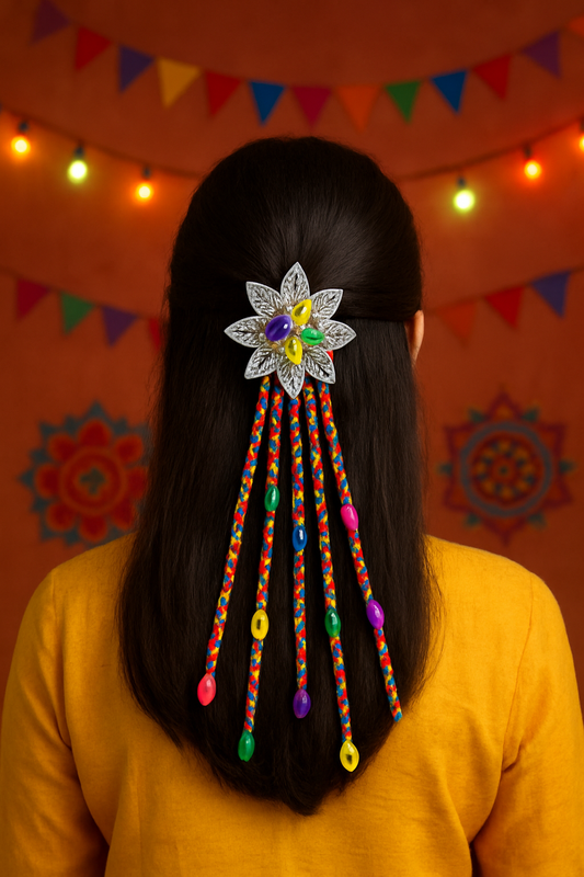 Hair Braids with Rubber Bands