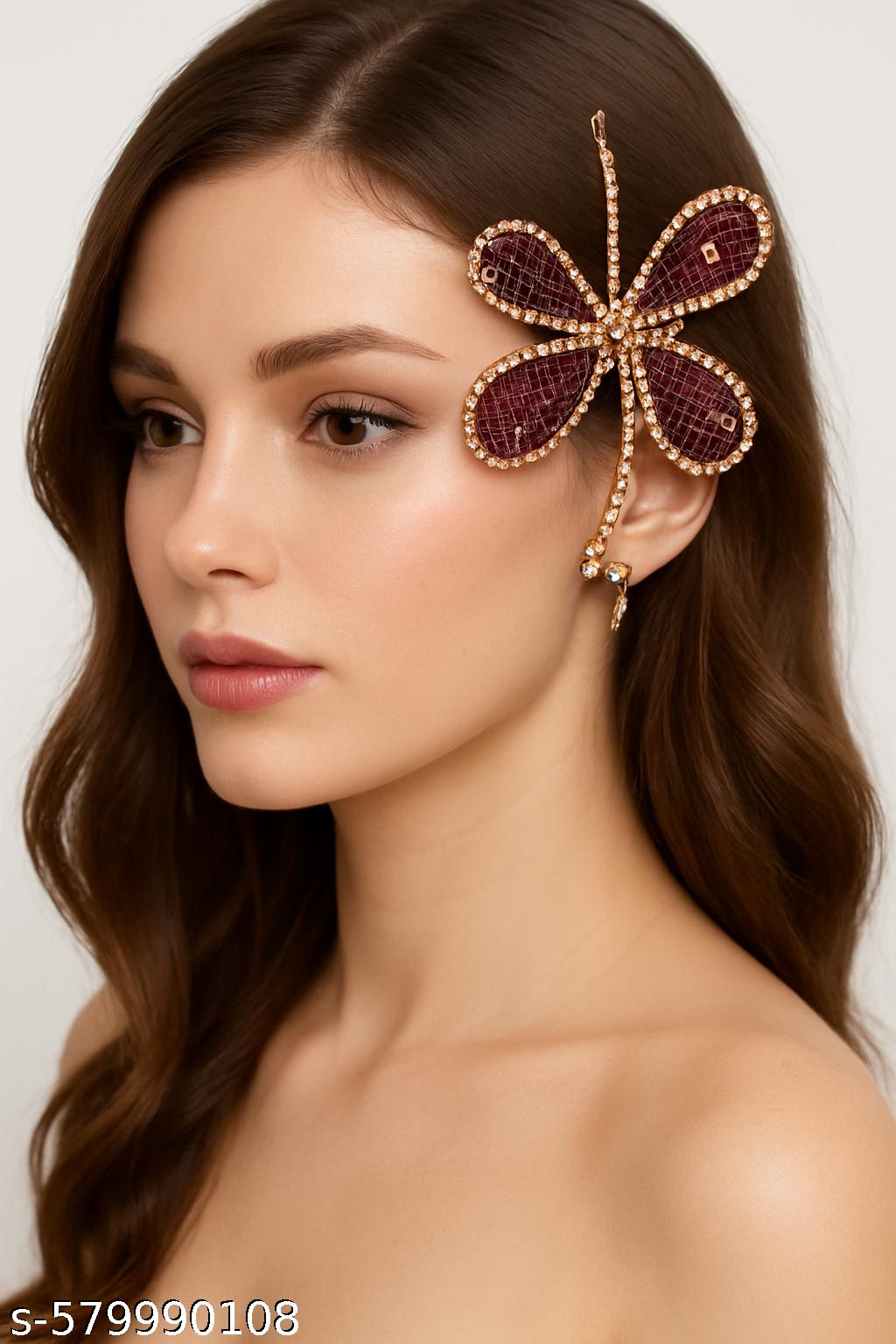 Butterfly Design Hair Brooch