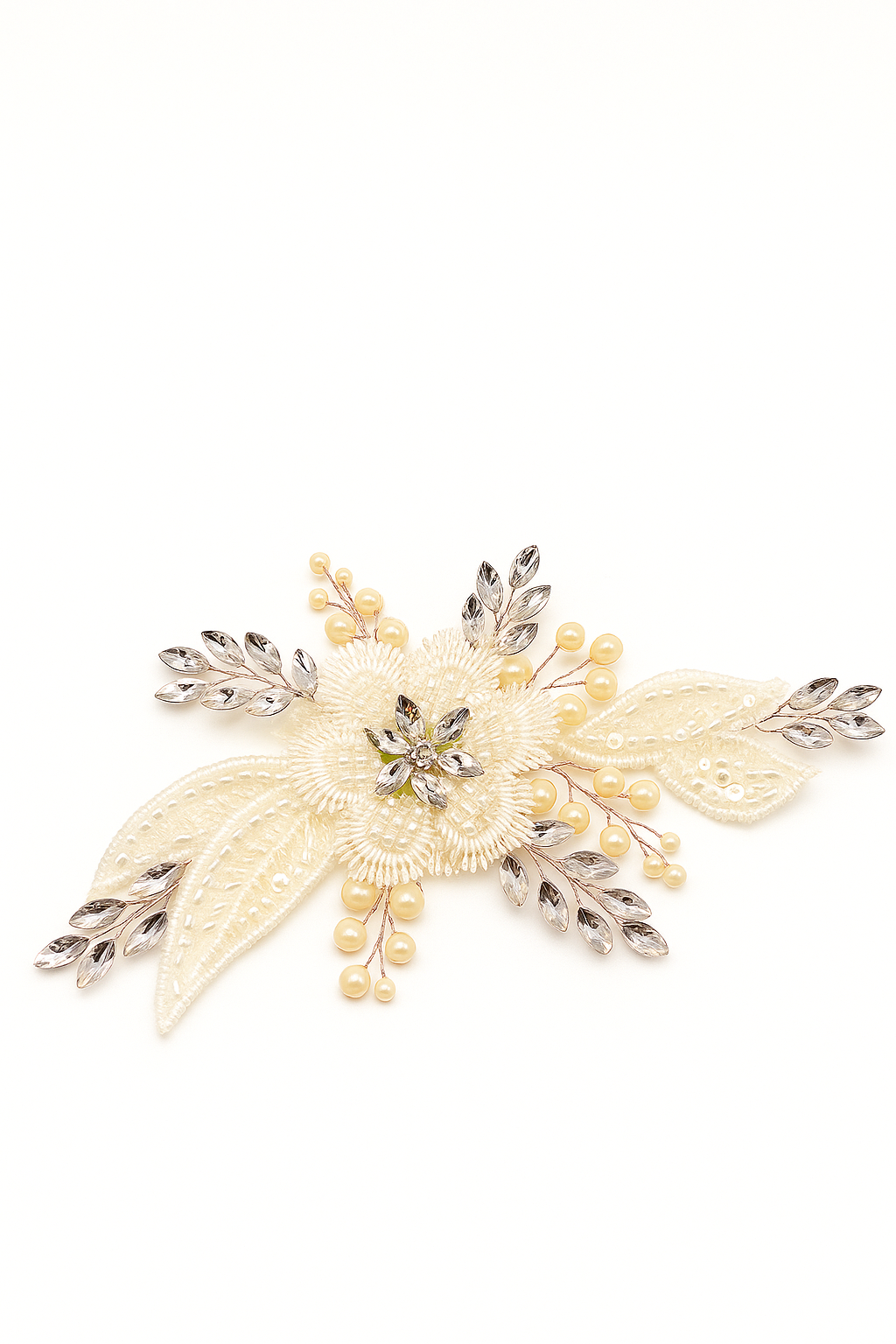 Bridal Pearl Haar Sajja| Crystal Juda Pin